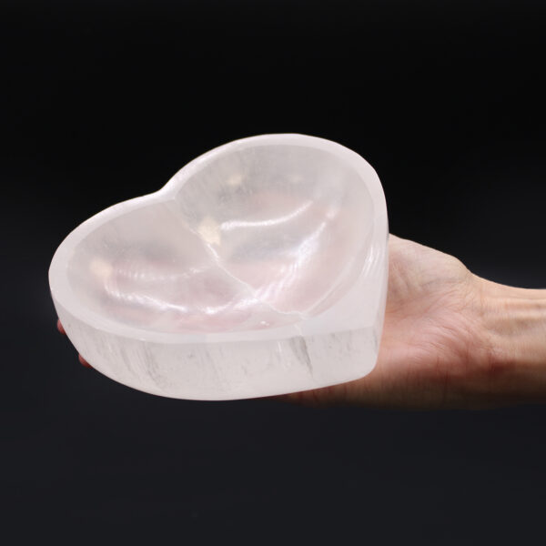 Selenite Heart Bowl