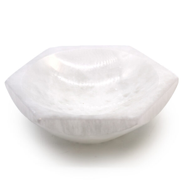 Selenite Hex Bowl