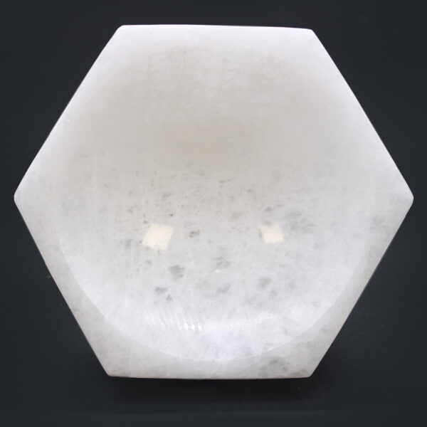 Selenite Hex Bowl